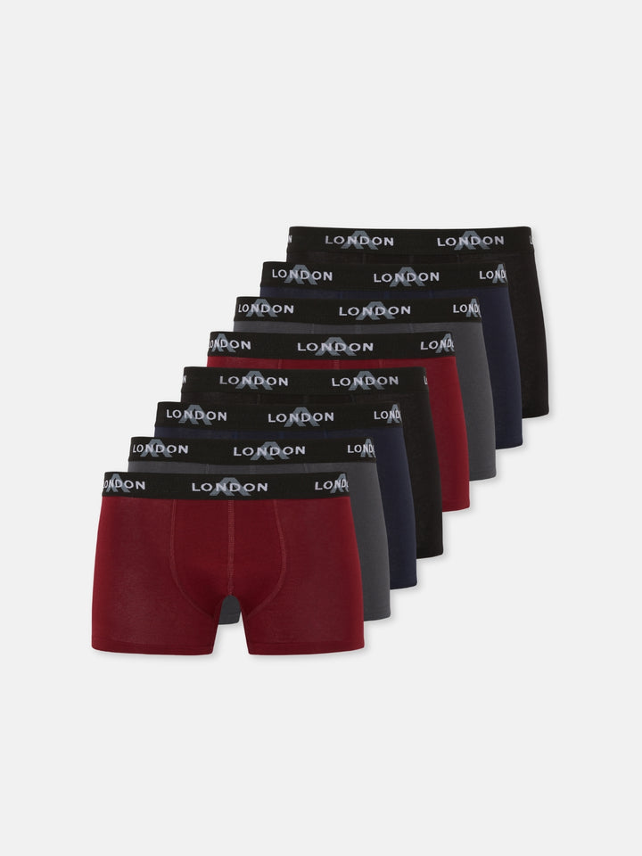 8-Pack Men’s Stretch Fit Boxers