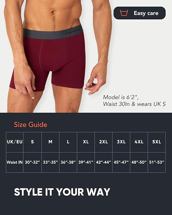 7-Pack Mens Essential Boxers