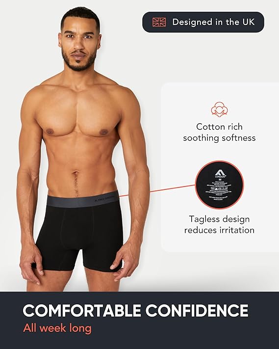 7-Pack Mens Essential Boxers